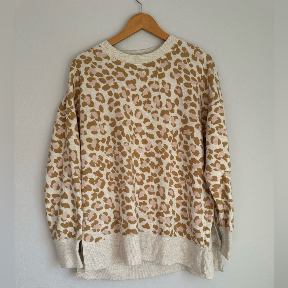 Aerie Leopard Print Sweater - Picture 1 of 4
